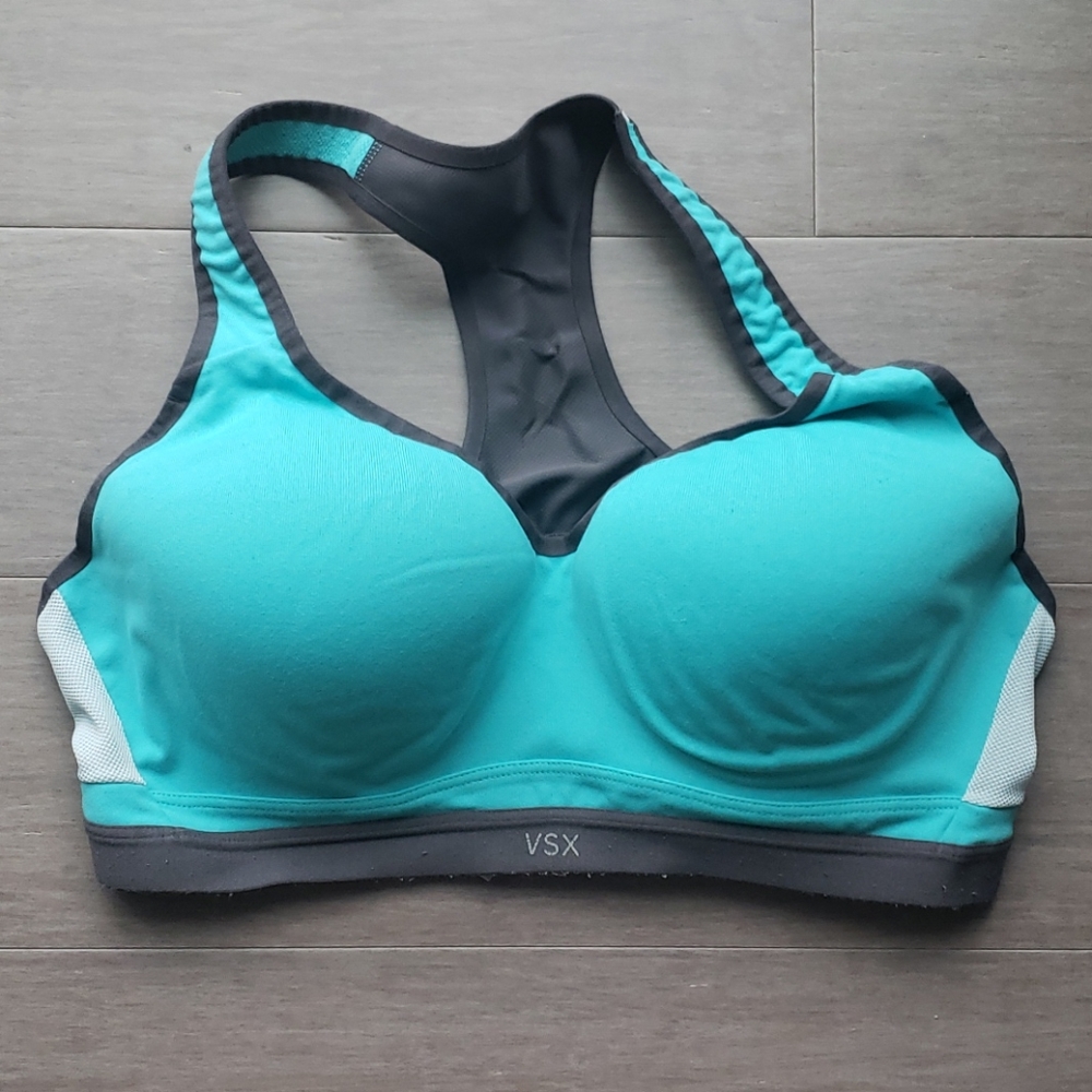 Blue VS Sport Bra.
